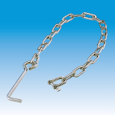 Anti-Theft Chain for Grating